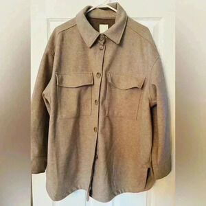 H&M oversized button down Shacket, size XL